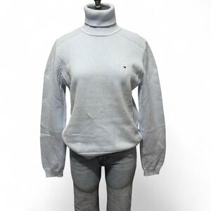 Baby blue Tommy Hilfiger turtleneck sweater